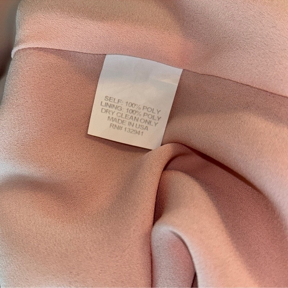 Amanda Uprichard Zoe Dress One Shoulder Ruffle Mini Length Pink Size Small - Picture 12 of 12